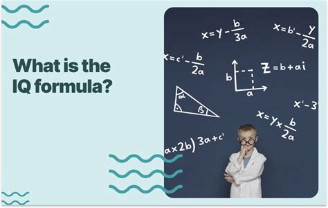 formula for iq tests.